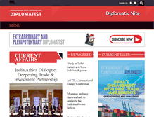 Tablet Screenshot of diplomatist.com